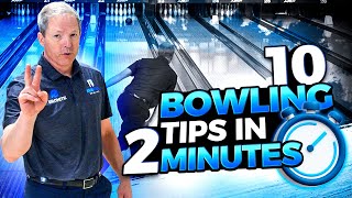 10 Beginner Bowling Tips in 2 Minutes The BEST Way to Improve FAST [upl. by Onitnelav]