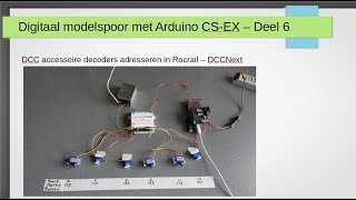 Modelspoor met Arduino DCCEX deel 6 DCC accessoire decoders adresseren in Rocrail – DCCNext [upl. by Moersch]