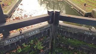 Bowers Lock Nr Burpham Guildford Surrey 11th November 2024 [upl. by Enohsal]