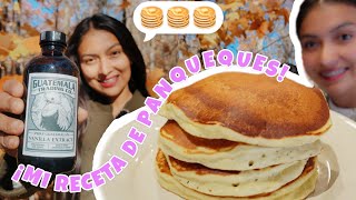 NUESTRA VAINILLA ESTA DISPONIBLE DE NUEVO🎊💕🥰 Mi RECETA de panqueques 🥞🤤esponjocitos [upl. by Aerahs]