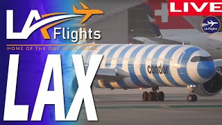 🔴LIVE LAX Airport Action  LAX Plane Spotting [upl. by Roper]