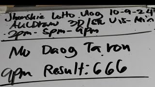 OCTOBER 92024ALLDRAW2PM5PM9PM3D amp STL VISMIN5 COMBI MO DAOG TA RON [upl. by Anelliw]