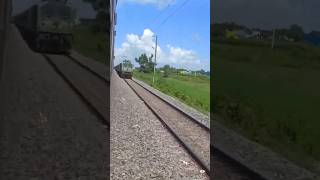 VISAKHA Express Crossing Vivek Express train trains shortvideo shorts short viralvideo reels [upl. by Eiveneg]