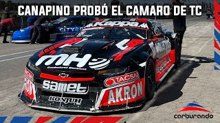 Turismo Carretera  Agustín Canapino probó el Camaro en La Plata [upl. by Anselmo]