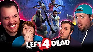 Left 4 Dead 1  2 Cinematic Trailers  Bosses React [upl. by Naujed874]