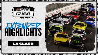 Late yellow sets up greenwhitecheckered at the Busch Light Clash  Extended Highlights [upl. by Sebbie]