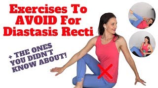 Exercises To Avoid Diastasis Recti [upl. by Mccartan]