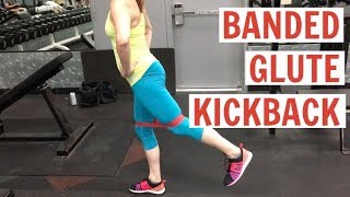 Banded Glute Kickback [upl. by Euv653]