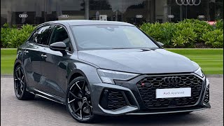 2023 Approved Used Audi RS3 Sportback Vorsprung 400 PS S tronic  Stoke Audi [upl. by Virgina]