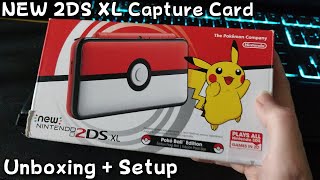 NEW 2DS XL Capture Card Unboxing  Setup [upl. by Annahsed]