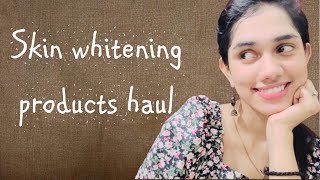 Skin whitening products haul ✨PART  1 [upl. by Nilreb]