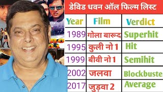 David Dhawan all movies name list in Hindi ll Devid dhawan all film list [upl. by Ayn]