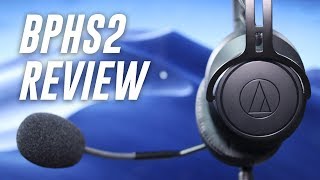 AudioTechnica BPHS2 Broadcast Headset Review  Test [upl. by Georglana]