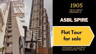 Asbl Spire 1905 sft East  Kokapet Ready to move kokapetproperties [upl. by Montague]