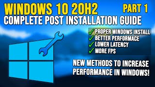 Windows 10 20H2 installation on VMware Workstation 16 Pro with Guest Additions [upl. by Dloraj]