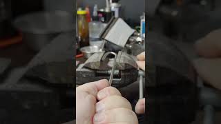 Tube shock tower build for Vs410 brazing metalfabrication scalerc rccar [upl. by Esnofla]