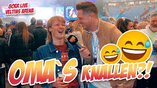 OMA´s KNALLEN 😅😅 Straßenumfrage 80er LIVE  Veltins Arena auf Schalke [upl. by Angel]