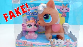 Littlest Pet Shop FAKE Singing Lights Horse Fairy Set from China [upl. by Sathrum]