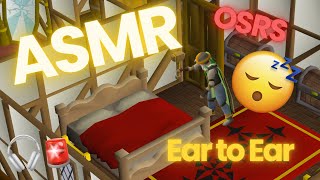 ASMR Close Up Whispering✨ Ear to ear  Inaudible 😴 Runescape in the background🧙‍♂️OSRS [upl. by Edwin226]