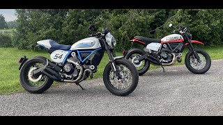 Ducati Scrambler Urban Motard and Café Racer Sunday Ride [upl. by Eisteb]