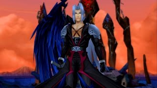 Kingdom Hearts 2 Sephiroth Boss Fight PS3 1080p [upl. by Arutnev752]