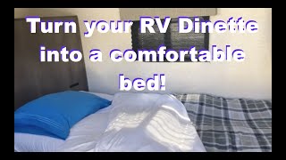 How to Turn Your RV Dinette into a bed [upl. by Hilda]