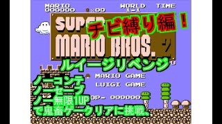 【ノーコンテ・ノーセーブ・ノー無限1UP・ノーワープ】スーパーマリオブラザース2【チビ縛り編】その２ ワプありでプレイ → 裏面チャレンジ [upl. by Anees]