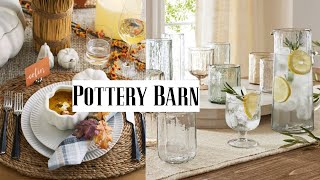 STUNNING POTTERY BARN INSPIRATIONAL DINING TABLE DECOR IDEAS SHOP WITH ME [upl. by Rodolfo]