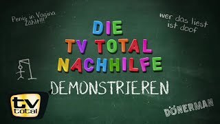 Die TV total Nachhilfe So demonstrierst du richtig  TV total [upl. by Molini]