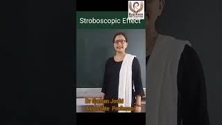 Stroboscopic Effect Explanation  Dr Suman Joshi [upl. by Annelise257]