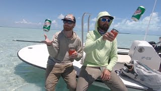 FLY FISHING IN CUBA  BEERS AND BONEFISH BATTLE [upl. by Tekcirk]