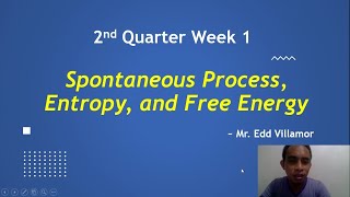 Spontaneous Process Entropy and Free Energy part 1  GenChem 2 [upl. by Nannarb]