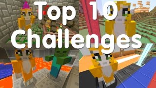 Top 10  Minecraft Challenges [upl. by Urias387]