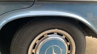 1970 MercedesBenz 300SEL 63 Air Suspension Function [upl. by Wiburg]