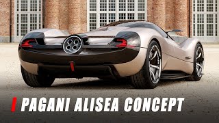 New Pagani Alisea Concept Reimagines The Zonda [upl. by Kubis]