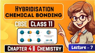 Hybridisation  Chemical Bonding and Molecular Structure  Class 11 Chemistry Ch 4  CBSE L 7 [upl. by Peri960]