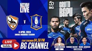 LIVE  SINGHA CHIANGRAI UNITED vs BG PATHUM UNITED  THAI LEAGUE 1 202324 MW24 [upl. by Glennis]