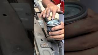 Mahindra oil filter change [upl. by Simmonds]