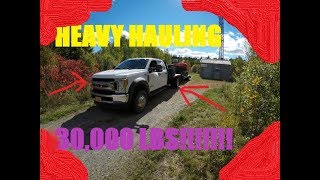 2017 67 POWERSTROKE TOWING 30000LBSMPG RESULTS [upl. by Willey]