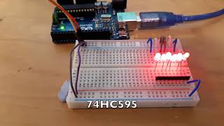 Charlieplexing Vs 74HC595 shiftregister part 1 [upl. by Ailat]