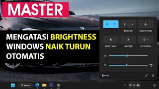 Cara Mengatasi Brightness Laptop Windows Naik Turun Otomatis [upl. by Borek]