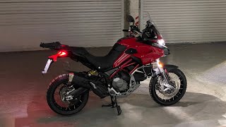 Ducati Multistrada 950s 2020 with ARROW Racing 71738MI decat [upl. by Ennovi]