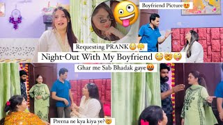 PRANK ALERT🤯‘BOYFRIEND KE SATH NIGHTOUT PR’PAPA OR JIJU BHADAKE 🤬AAJ GHARVALO KO DHIKAI PHOTO😳 [upl. by Edyth20]