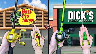 Bass Pro Shops vs Dicks Budget Fishing Challenge [upl. by Alene416]