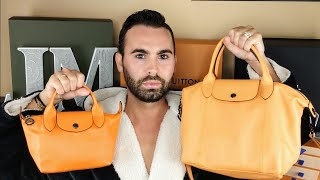 LONGCHAMP Le Pliage SMALL vs MINI [upl. by Tsiuqram]