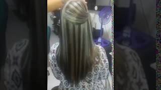 Mechas tipo extensión platinadas con base oscura [upl. by Letisha856]