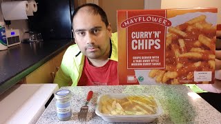 curry sauce amp chips mukbang [upl. by Puff]