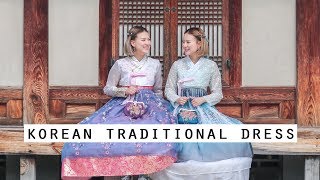 Wearing Korean Traditional Dress Hanbok  Q2HAN [upl. by Kere636]