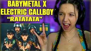 BABYMETAL x Electric Callboy  RATATATA  FIRST TIME REACTION OFFICIAL VIDEO [upl. by Elletsirhc]