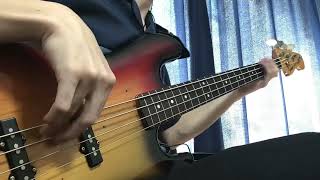 Burning Love  OKAMOTOS bass cover [upl. by Dlorej]